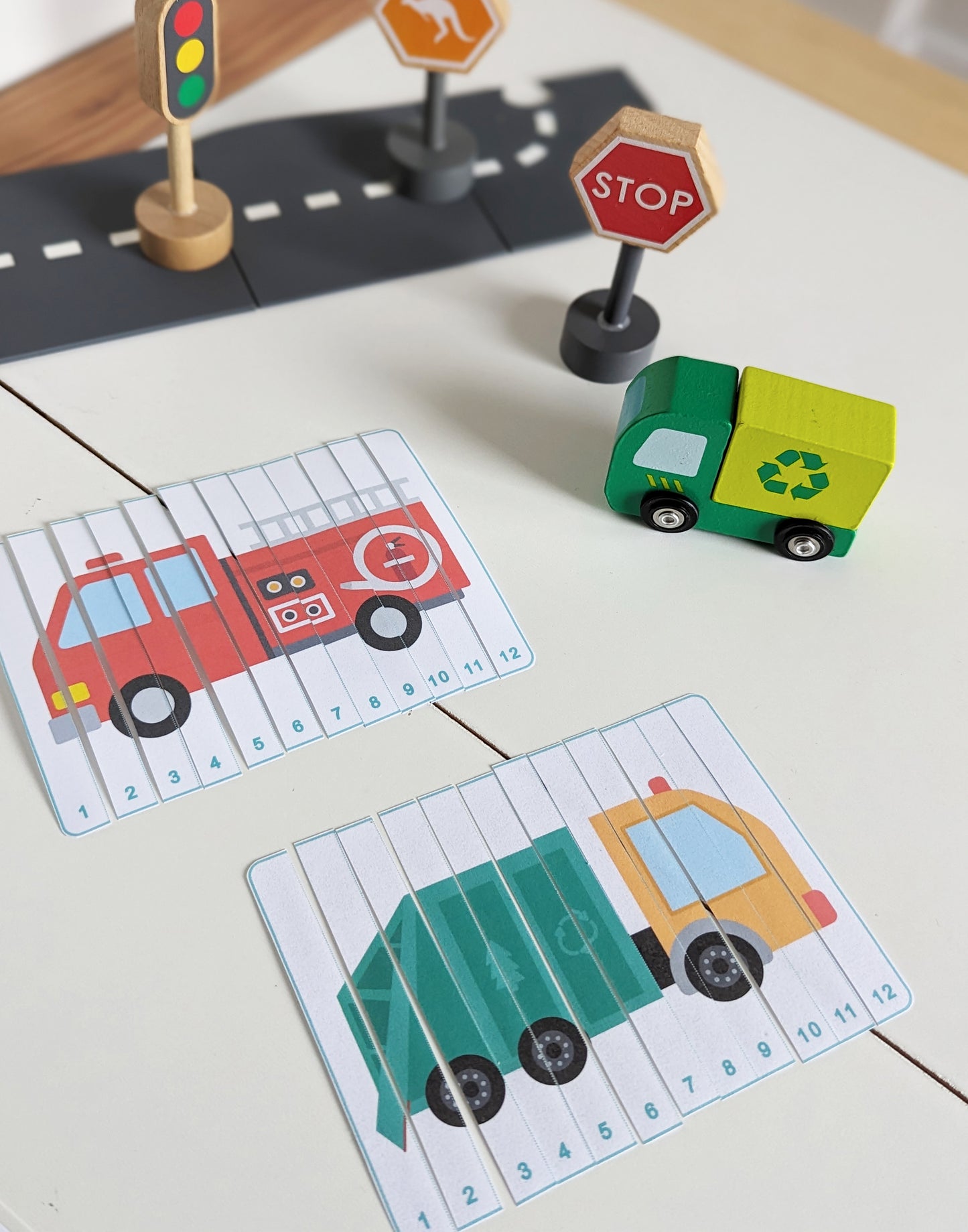 A4 Vehicles That Go Puzzles